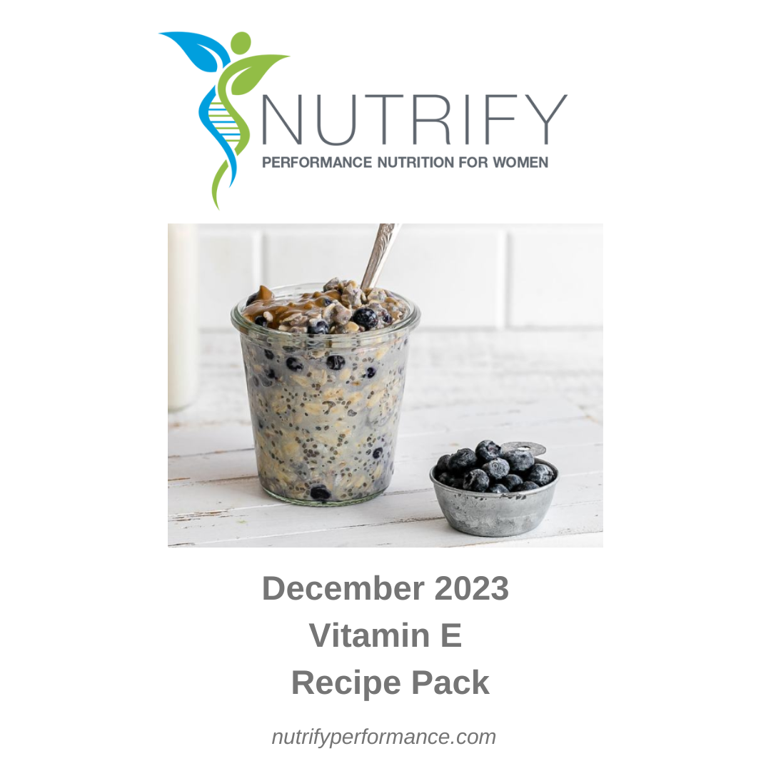 December 2023 Recipe Pack Release - Nutrify Performance Nutrition for Women